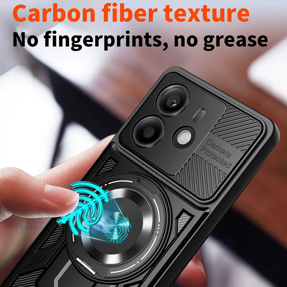Husa pentru Xiaomi Redmi Note 14 5G, Techsuit, RuggedCam, Albastra