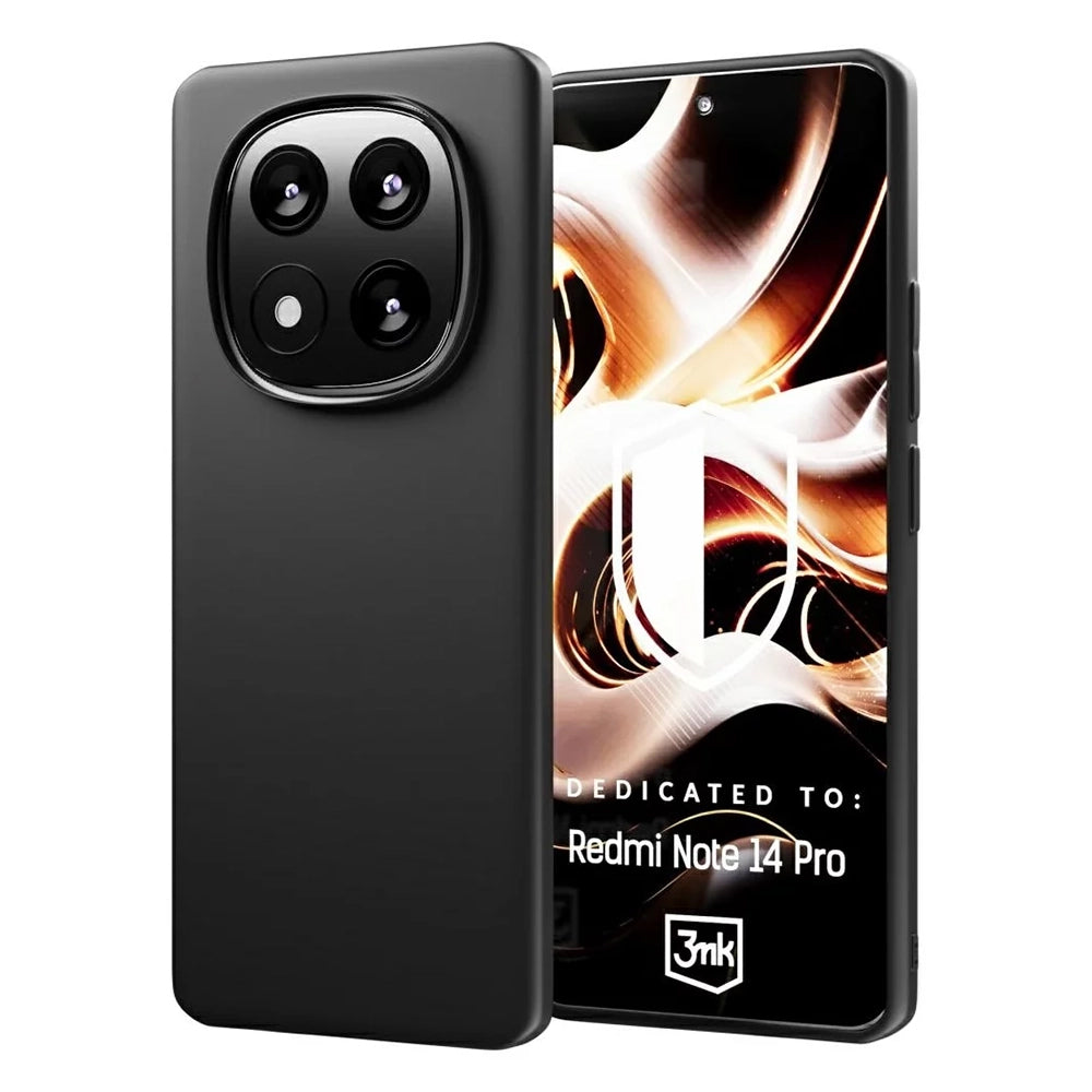 Husa pentru Xiaomi Redmi Note 14 Pro 4G, 3MK, Neagra Mata