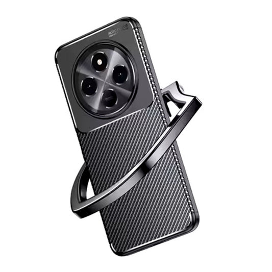 Husa pentru Xiaomi Redmi Note 14 Pro 4G, Techsuit, CarbonFiber, Neagra