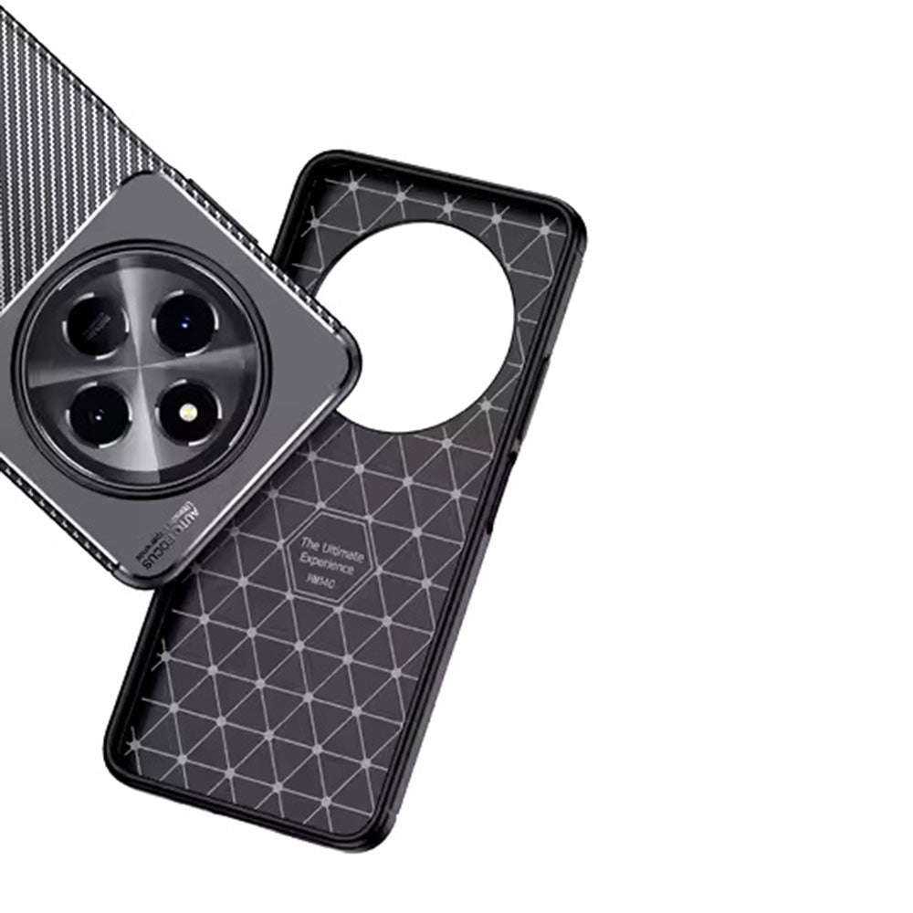Husa pentru Xiaomi Redmi Note 14 Pro 4G, Techsuit, CarbonFiber, Neagra