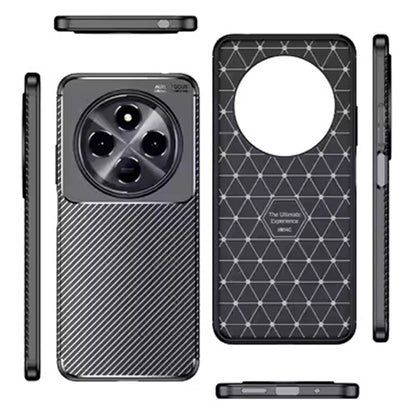Husa pentru Xiaomi Redmi Note 14 Pro 4G, Techsuit, CarbonFiber, Neagra