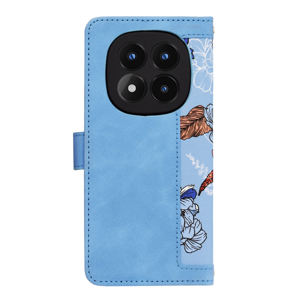 Husa pentru Xiaomi Redmi Note 14 Pro 4G, Techsuit, FlipCraft, Bleu