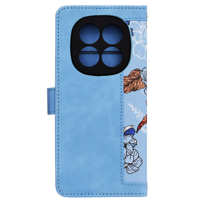 Husa pentru Xiaomi Redmi Note 14 Pro 4G, Techsuit, FlipCraft, Bleu
