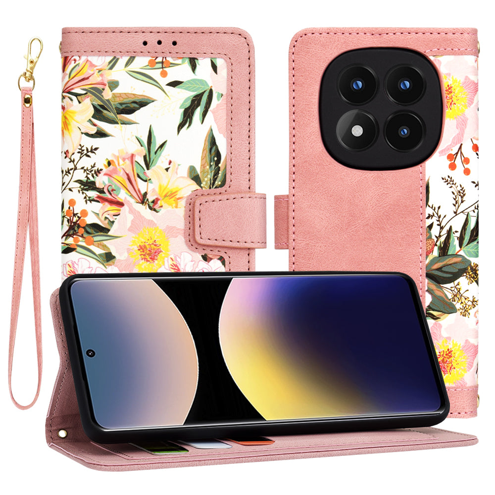 Husa pentru Xiaomi Redmi Note 14 Pro 4G, Techsuit, FlipCraft, Roz