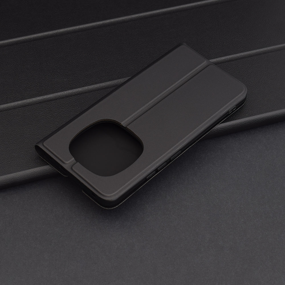 Husa pentru Xiaomi Redmi Note 14 Pro 4G, Techsuit, Magskin Book, Neagra