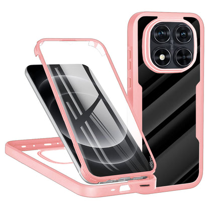 Husa pentru Xiaomi Redmi Note 14 Pro+ 5G / Note 14 Pro 5G / Poco X7, Techsuit, ColorVerse 360, Roz