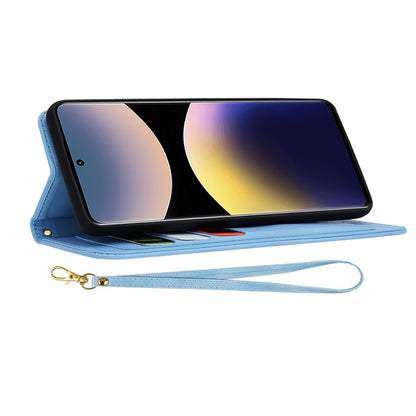 Husa pentru Xiaomi Redmi Note 14 Pro+ 5G, Techsuit, FlipCraft, Bleu