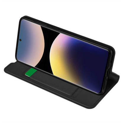 Husa pentru Xiaomi Redmi Note 14 Pro+ 5G, Techsuit, Magskin Book, Neagra