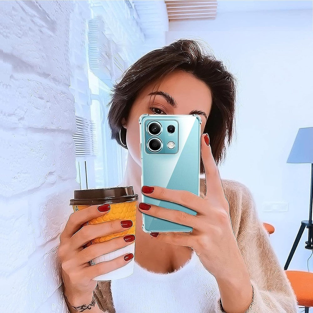 Husa pentru Xiaomi Redmi Note 14S, Techsuit, Shockproof Clear, Transparenta