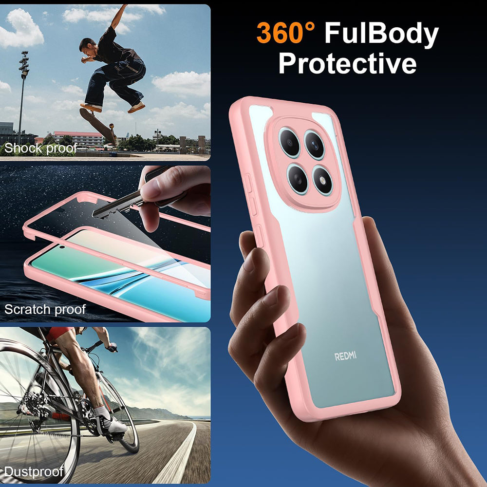 Husa pentru Xiaomi Redmi Note 15 4G, Techsuit, ColorVerse 360, Roz