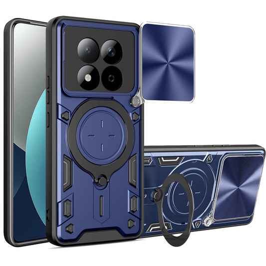 Husa pentru Xiaomi Redmi Note 15 Pro 4G, Techsuit, CamGuard Pro, Albastra