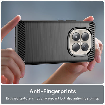 Husa pentru Xiaomi Redmi Note 15 Pro 4G, Techsuit, Carbon, Neagra