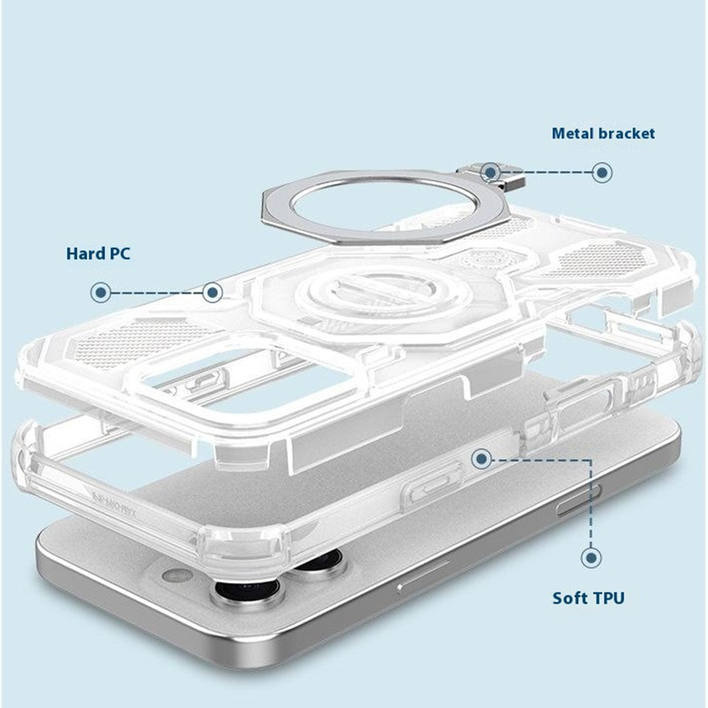 Husa pentru Xiaomi Redmi Note 15 Pro 4G, Techsuit, Carbon Shield Pro, Alba