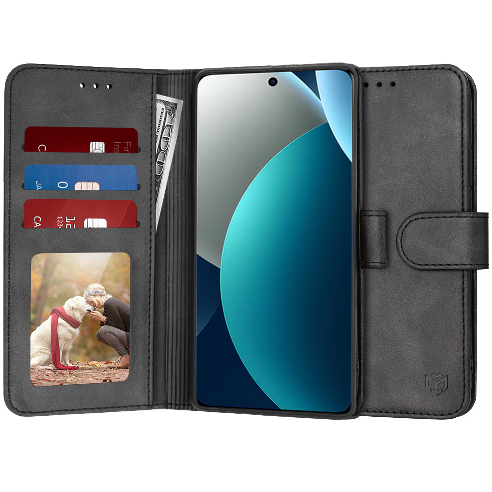 Husa pentru Xiaomi Redmi Note 15 Pro 4G, Techsuit, Diary Book, Neagra