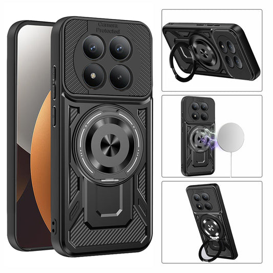 Husa pentru Xiaomi Redmi Note 15 Pro 4G, Techsuit, RuggedCam, Albastra