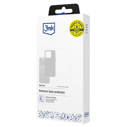 Husa pentru Xiaomi Redmi Note 15 Pro 5G, 3MK, Neagra Mata