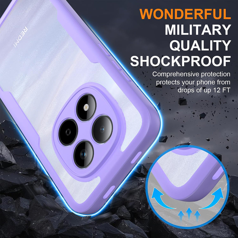 Husa pentru Xiaomi Redmi Note 15 Pro 5G, Techsuit, ColorVerse 360, Mov