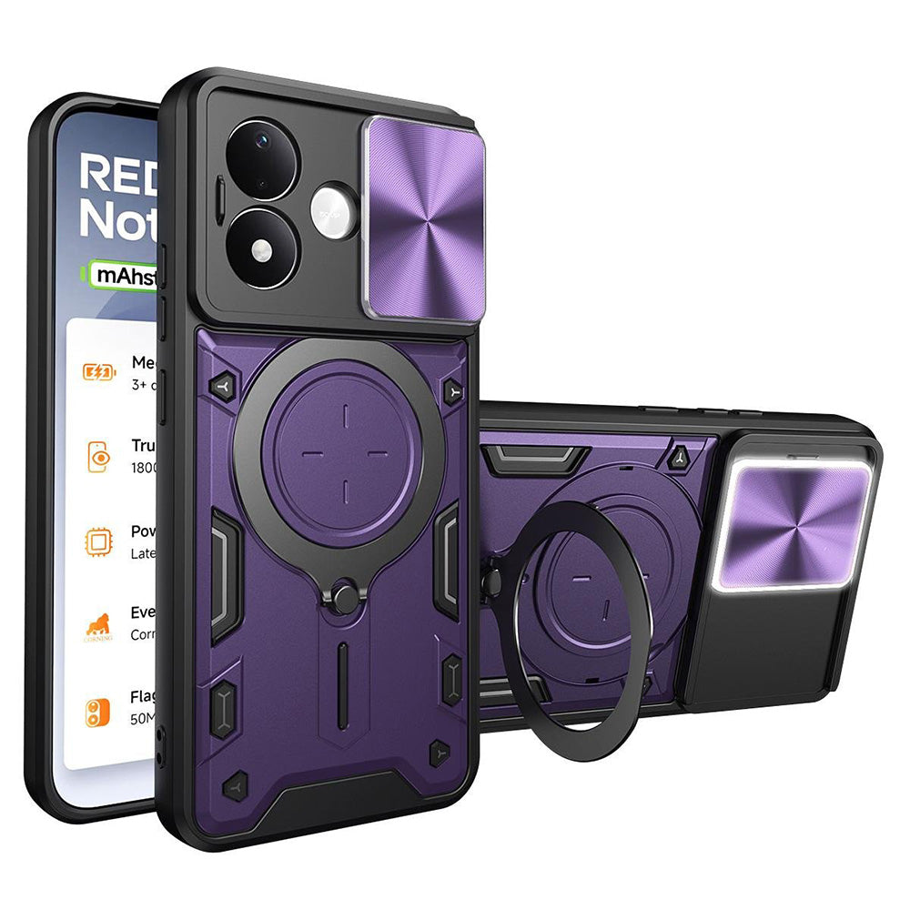Husa pentru Xiaomi Redmi Note 17 4G / Note 17 5G, Techsuit, CamGuard Pro, Mov