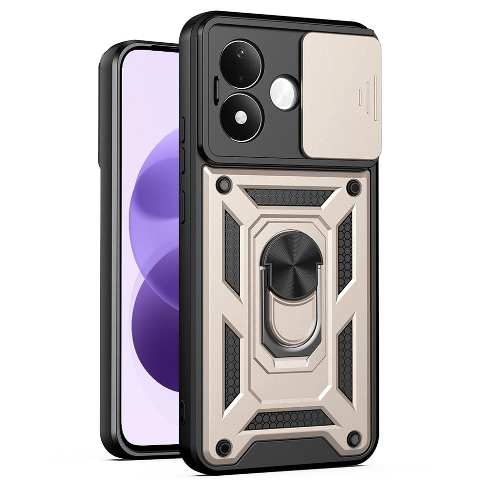 Husa pentru Xiaomi Redmi Note 17 4G / Note 17 5G, Techsuit, CamShield, Aurie