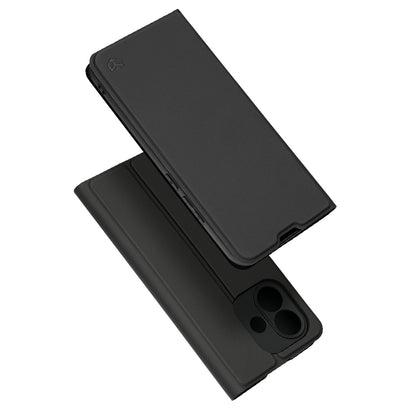 Husa pentru Xiaomi Redmi Note 17 4G / Note 17 5G, Techsuit, Magskin Book, Neagra