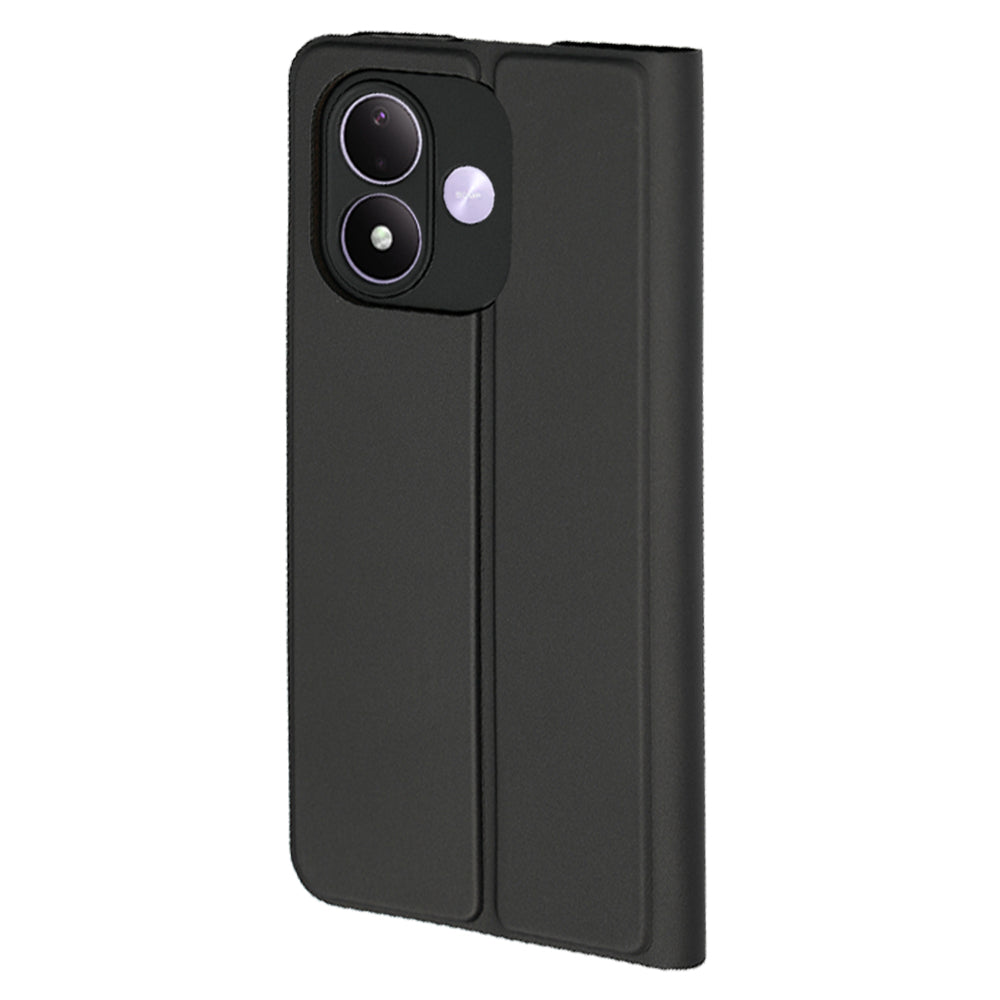 Husa pentru Xiaomi Redmi Note 17 4G / Note 17 5G, Techsuit, Magskin Book, Neagra