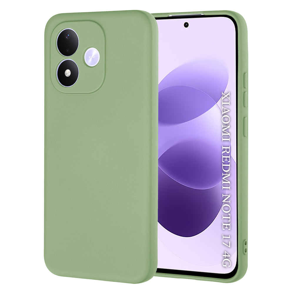 Husa pentru Xiaomi Redmi Note 17 4G / Note 17 5G, Techsuit, SoftFlex, Verde Deschis