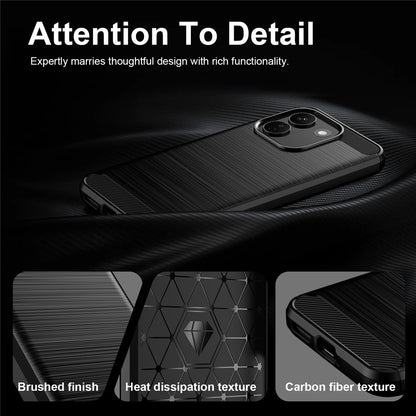 Husa pentru Xiaomi Redmi Note 17 Pro Max, Techsuit, Carbon, Neagra