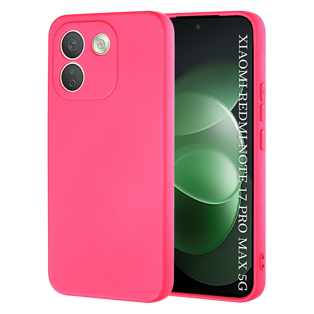 Husa pentru Xiaomi Redmi Note 17 Pro Max, Techsuit, SoftFlex, Roz Inchis