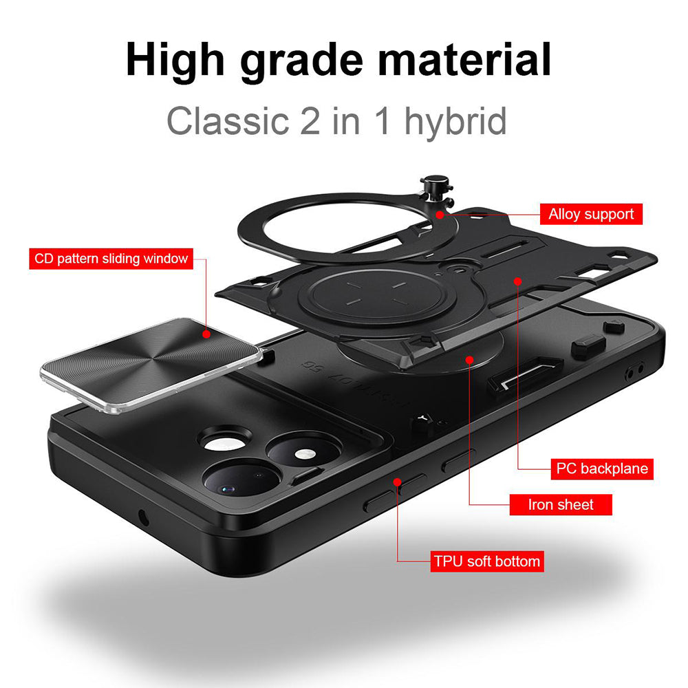 Husa pentru Xiaomi Redmi Note 17 Pro, Techsuit, CamGuard Pro, Albastra