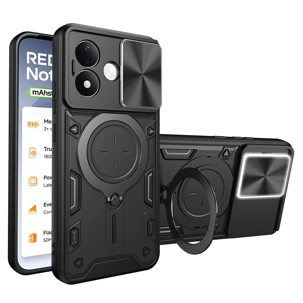 Husa pentru Xiaomi Redmi Note 17 Pro, Techsuit, CamGuard Pro, Neagra