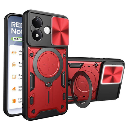 Husa pentru Xiaomi Redmi Note 17 Pro, Techsuit, CamGuard Pro, Rosie