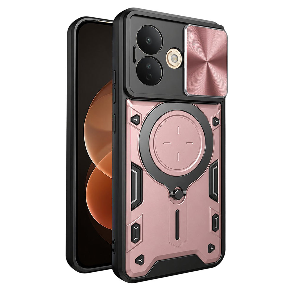 Husa pentru Xiaomi Redmi Note 17 Pro, Techsuit, CamGuard Pro, Roz Aurie