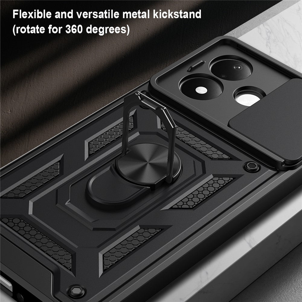 Husa pentru Xiaomi Redmi Note 17 Pro, Techsuit, CamShield, Neagra