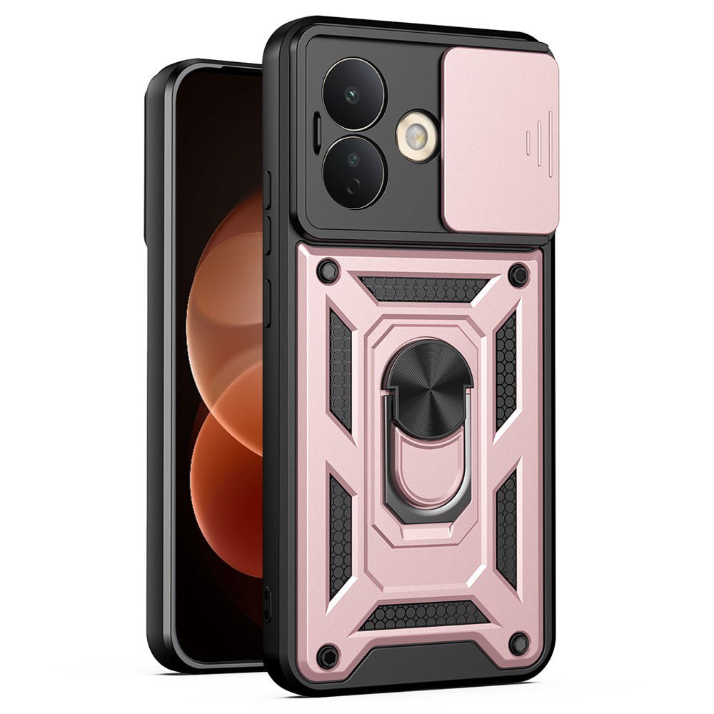 Husa pentru Xiaomi Redmi Note 17 Pro, Techsuit, CamShield, Roz Aurie