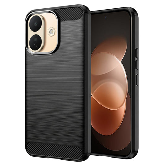 Husa pentru Xiaomi Redmi Note 17 Pro, Techsuit, Carbon, Neagra