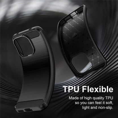 Husa pentru Xiaomi Redmi Note 17 Pro, Techsuit, Carbon, Neagra