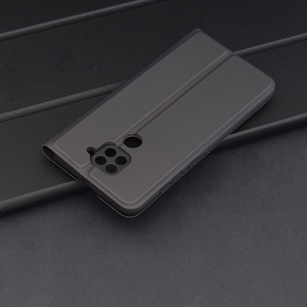 Husa pentru Xiaomi Redmi Note 9 / 10X 4G, Techsuit, Magskin Book, Neagra