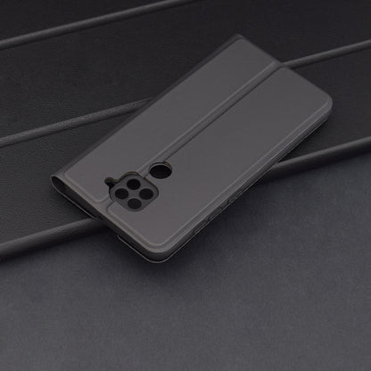 Husa pentru Xiaomi Redmi Note 9 / 10X 4G, Techsuit, Magskin Book, Neagra