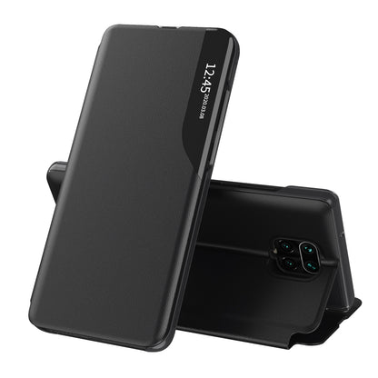 Husa pentru Xiaomi Redmi Note 9S / Note 9 Pro / Note 9 Pro Max, Techsuit, eFold, Neagra