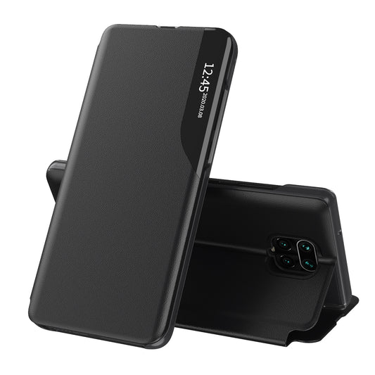 Husa pentru Xiaomi Redmi Note 9S / Note 9 Pro / Note 9 Pro Max, Techsuit, eFold, Neagra