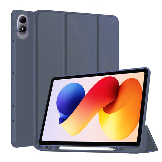 Husa pentru Xiaomi Redmi Pad 2 Pro, Techsuit, Flex Trifold, Bleumarin