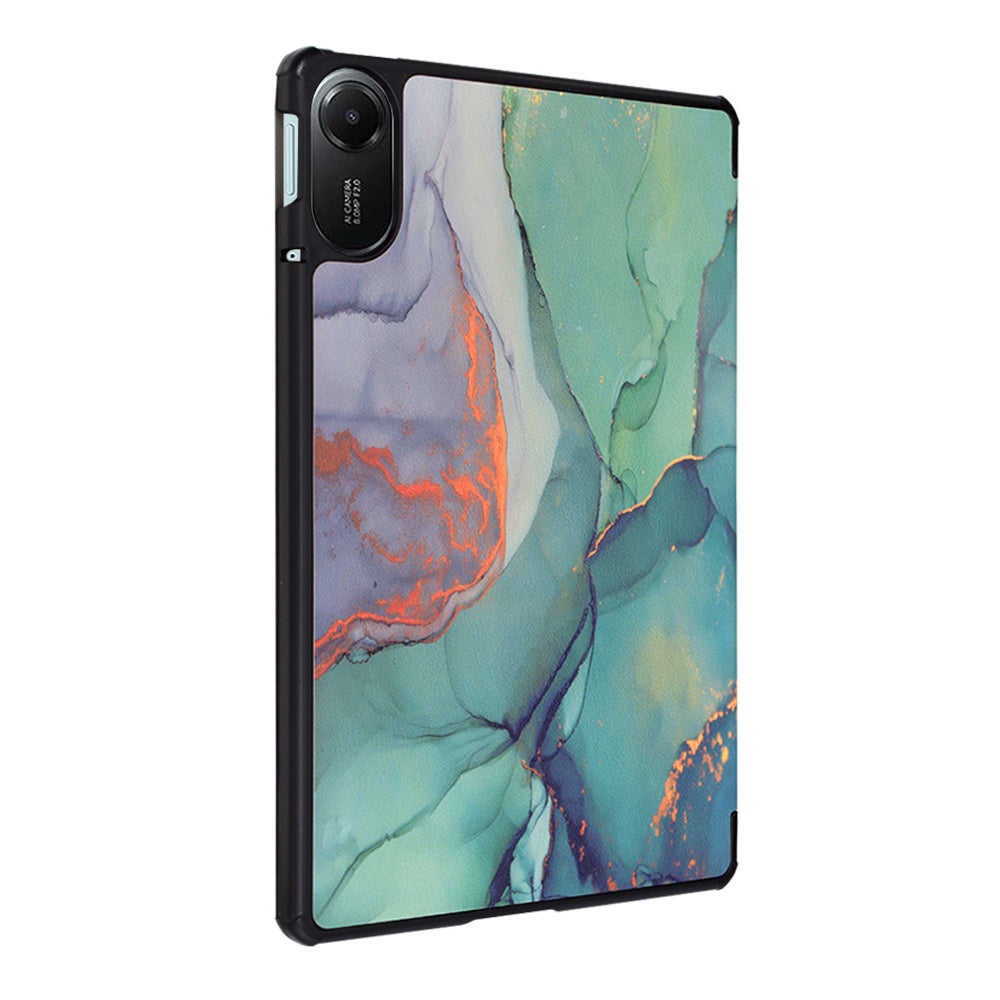 Husa pentru Xiaomi Redmi Pad 2, Techsuit, FoldPro Green Time, Multicolor