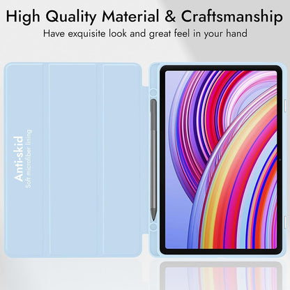Husa pentru Xiaomi Redmi Pad Pro / Pad / Pad Pro 5G, Techsuit, Flex Trifold, Bleumarin
