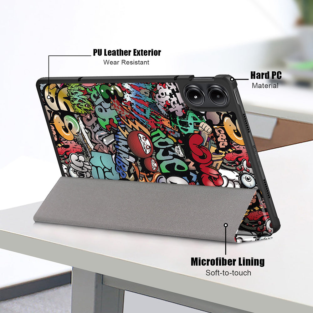 Husa pentru Xiaomi Redmi Pad Pro / Pad / Pad Pro 5G, Techsuit, FoldPro Urban Vibe, Multicolor