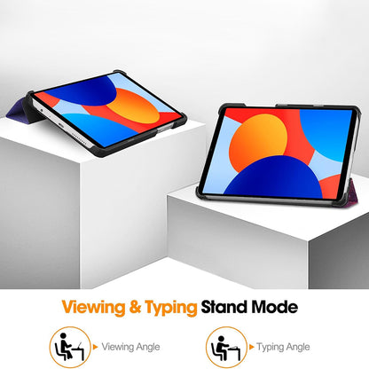 Husa pentru Xiaomi Redmi Pad SE 8.7, Techsuit, FoldPro Galaxy, Multicolor