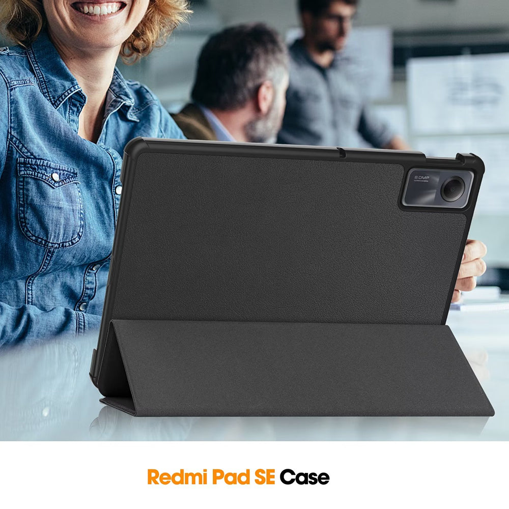 Husa pentru Xiaomi Redmi Pad SE, Techsuit, FoldPro, Neagra