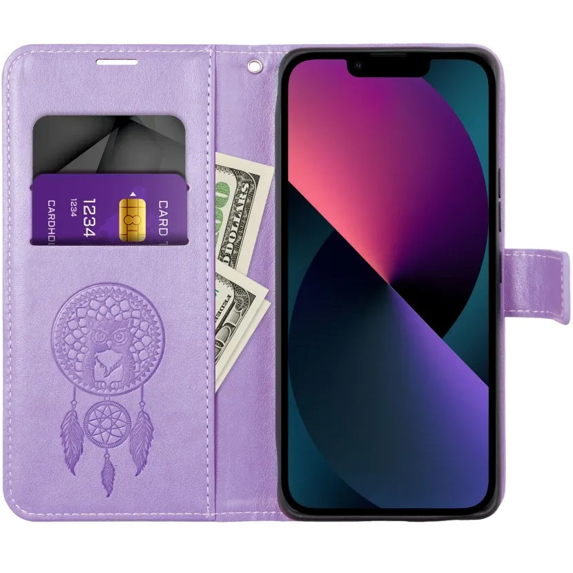 Husa pentru Samsung Galaxy A22 5G A226, OEM, MEZZO Dream Catcher, Mov