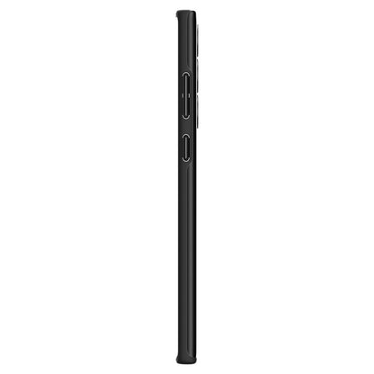 Husa pentru Samsung Galaxy S22 Ultra 5G S908, Spigen, Thin Fit, Neagra ACS03911