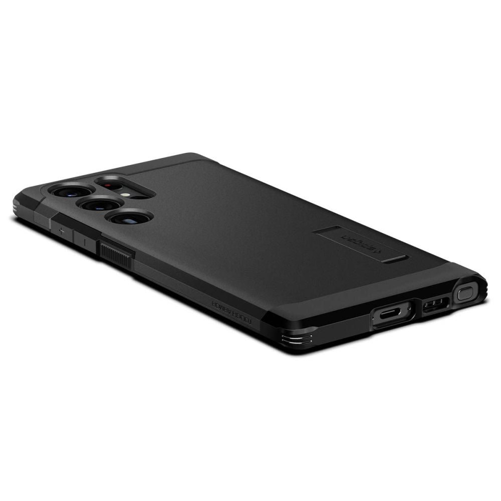 Husa pentru Samsung Galaxy S23 Ultra S918, Spigen, Tough Armor, Neagra ACS05623