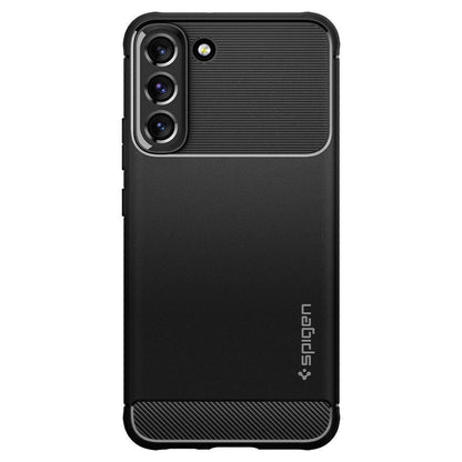 Husa pentru Samsung Galaxy S22 5G S901, Spigen, Rugged Armor, Neagra ACS03986